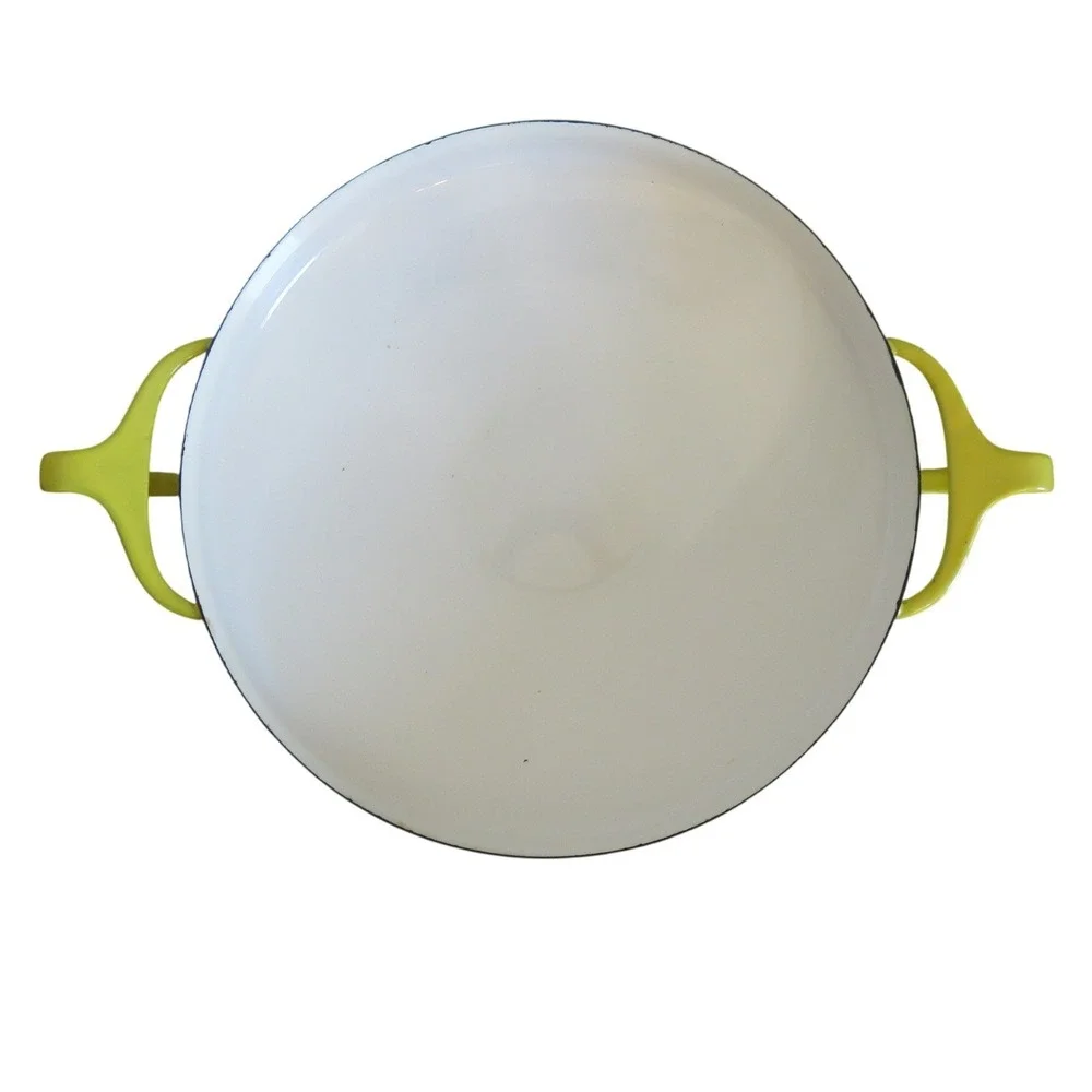 Dansk Kobenstyle Yellow Enamel Paella Pan 10